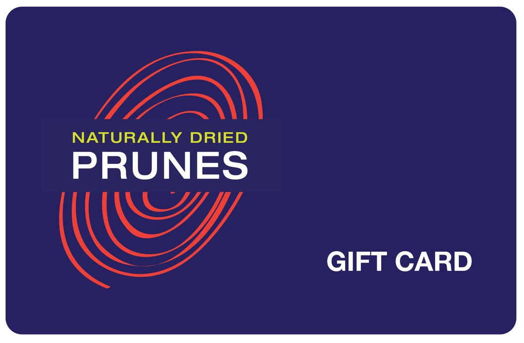 Naturally Dried Prunes - Gift Card