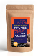 Load image into Gallery viewer, Naturally Dried Prunes + Dark Chocolate - 180g