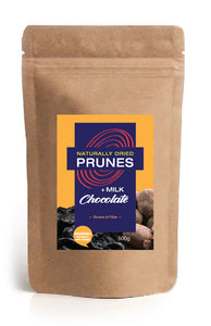 Naturally Dried Prunes + Chocolate - 500g
